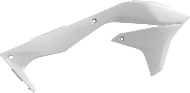 Polisport - 8418300002 - Radiator Cover - White - KX 450F