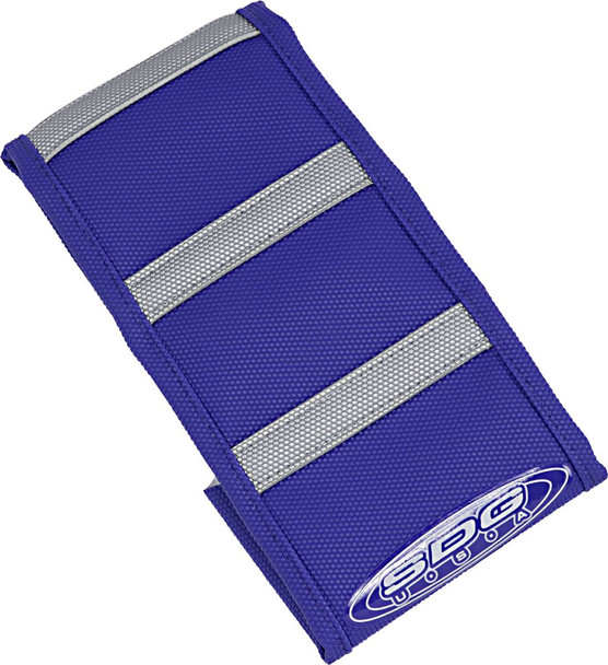 Sdg - 95910XBB - 6-Ribbed Seat Cover - Gray Ribs/Blue Top/Blue Sides