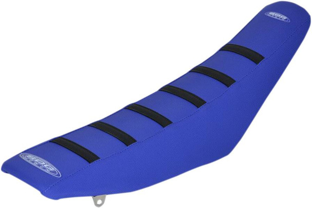 Sdg - 95910KBB - 6-Ribbed Seat Cover - Black Ribs/Blue Top/Blue Sides