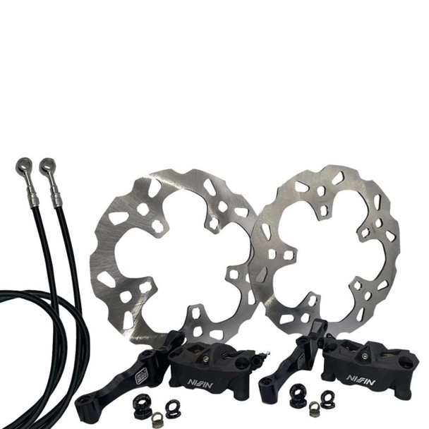 Galfer - Oversize Harley-Davidson 12.5" Wave® Lug Mount Rotor Kit fits '15 & Up Road Glide Models