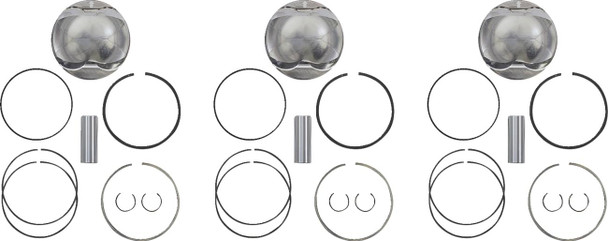 Wossner - K7509DA-3 - Piston Kit - 73.94 mm - Ski Doo