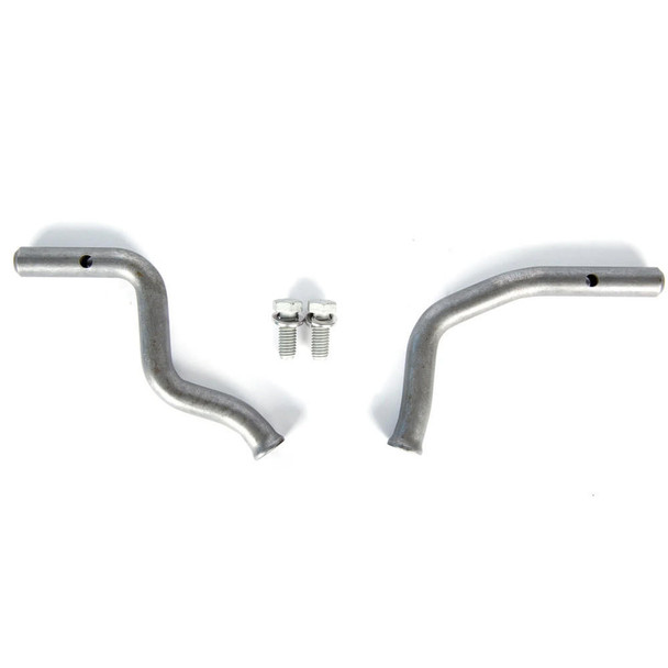  Prism Supply Co. - Natural Stainless Steel Footpeg Support Bar Set fits Shovelhead/ Evo Motors w/ Cone Open Primary  