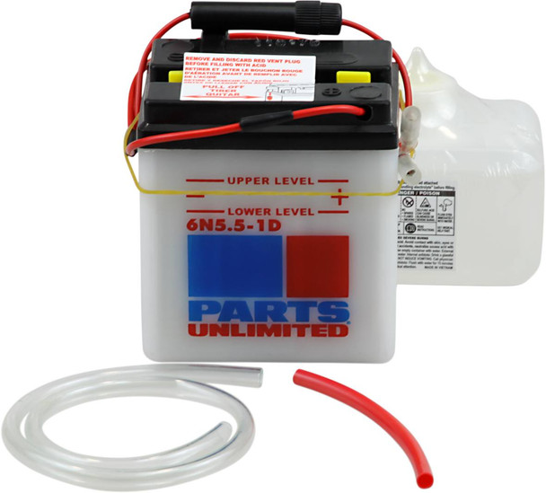 Parts Unlimited - Battery - 6N5.5-1D