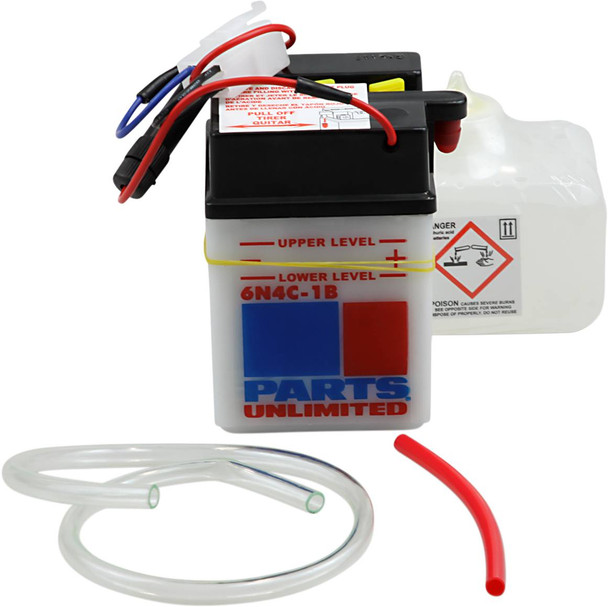 Parts Unlimited - Battery - 6N4C-1B