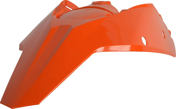 Polisport - 8567900008 - Fender - Rear - OEM Orange - KTM - EX/SX/XC '07-'11
