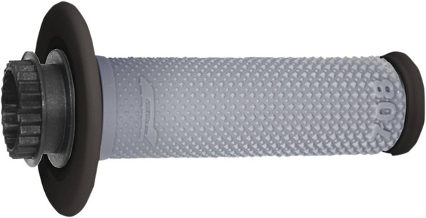 Pro Grip - PA070800NEGR - 708 Lock-On Grips - Black/Gray