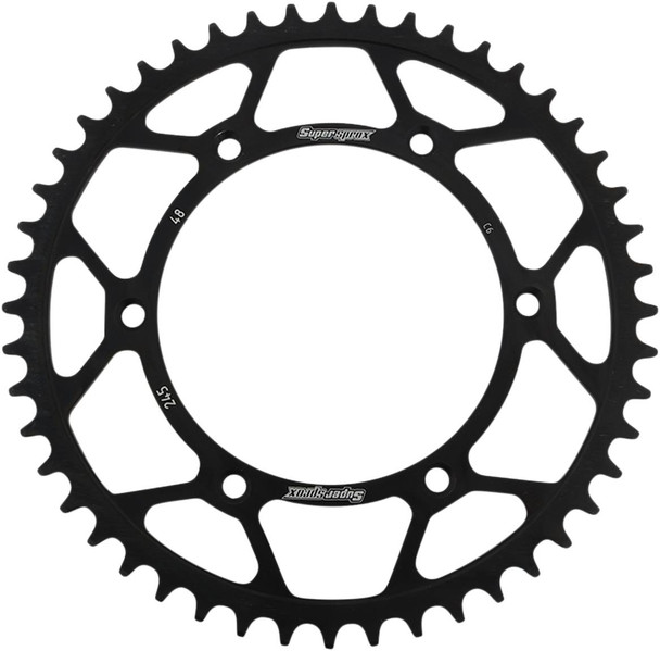 Supersprox - RFE-245-48-BLK - Steel Rear Sprocket - 48 Tooth