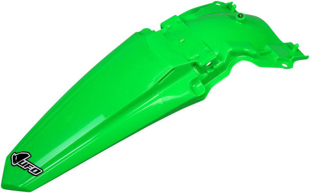 Ufo - KA04749AFLU - MX Rear Fender - Fluorescent Green - Kawasaki - KX '19-'24
