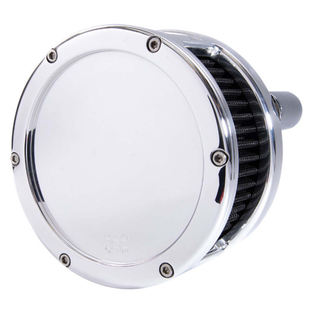 Feuling - Chrome/Black BA Series Air Cleaner Kit fits '17-'25 Harley M8 Touring, (Except '23 FLHXSE/FLTRXSE), '17-'25 H-D FL Trike, '18 & Up M8 Softail Models