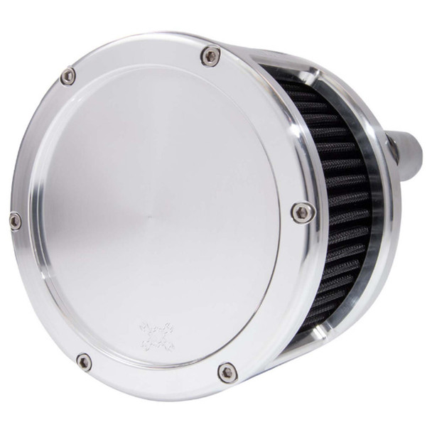 Feuling - Raw/Black BA Race Series Air Cleaner Kit fits '17-'23 Touring and '18 & Up M8 Softail Models