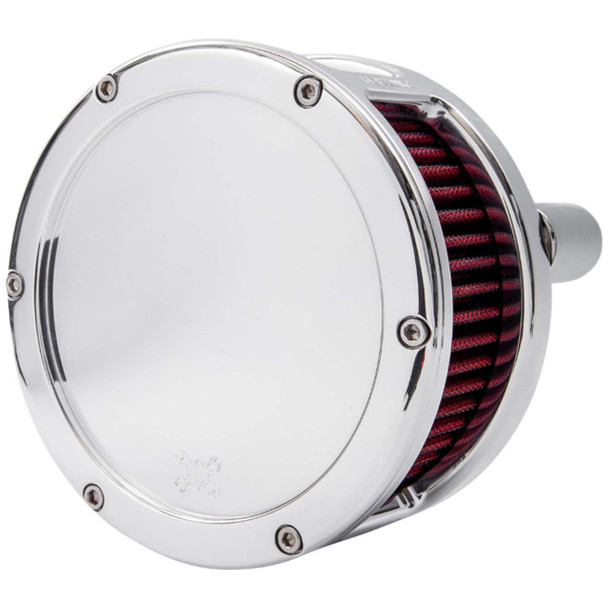 Feuling - Chrome/Red BA Series Air Cleaner Kit fits '17-'25 Touring (Except '23 FLHXSE/FLTRXSE), '17-'25 H-D FL Trike, '18 & Up M8 Softail Models