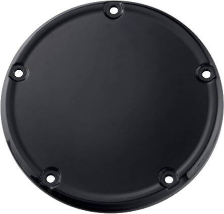 Harddrive - 302912 - Smooth Derby Cover Matte Blk M8 Softail