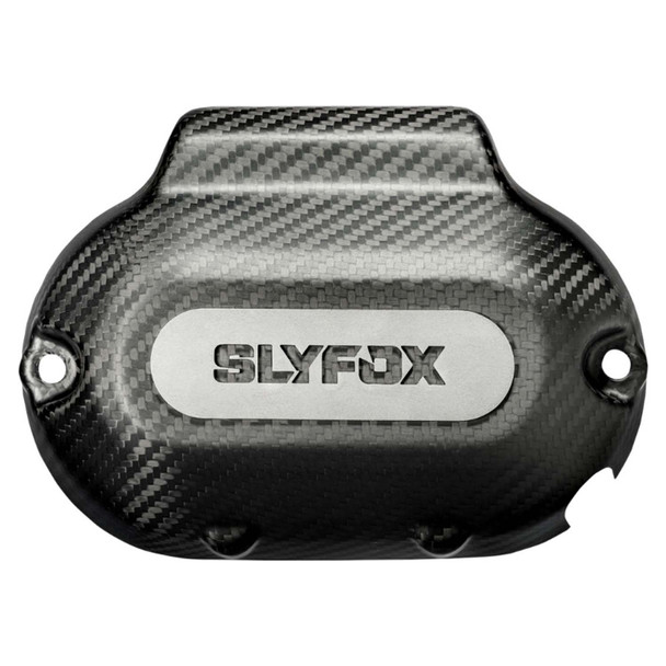 Slyfox - Matte Carbon Fiber Transmission Cover fits '17-'20 Touring Models