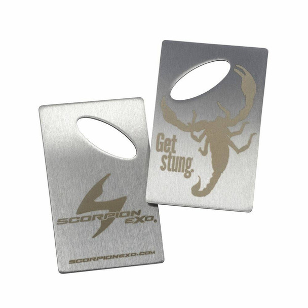 Scorpion Exo - 59-805 - Scorpion Exo Bottle Opener 3.75 X 2.25 (Fits In Wallet)