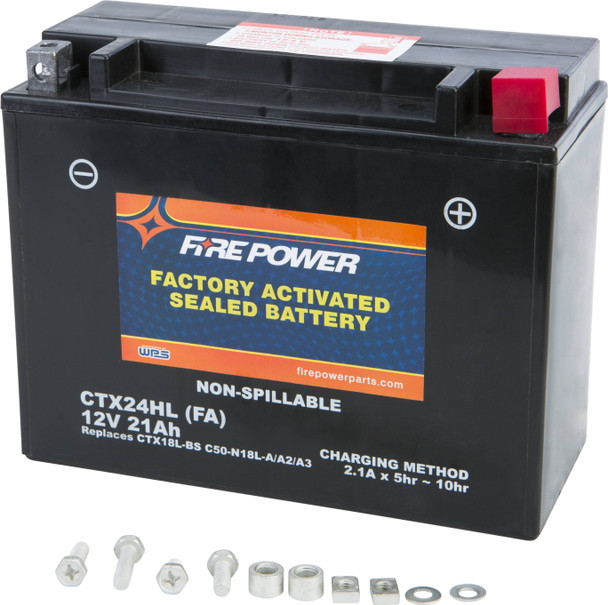 Fire Power - CTX24HL-BS(FA) - Battery Ctx24Hl/C50-N18L-A Sealed Factory Activated