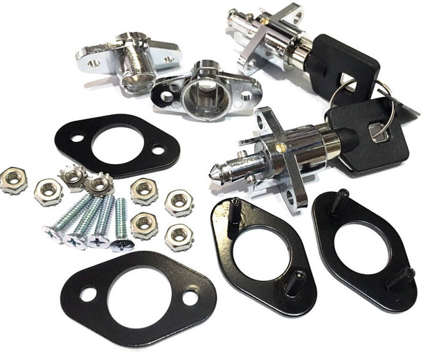 Harddrive - 370035 - Universal Saddlebag Lock Kit Leather Bags
