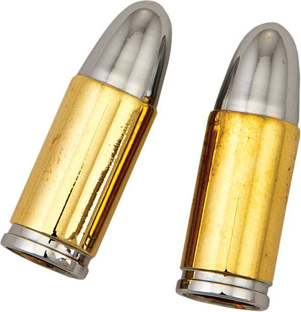 Harddrive - W99-6210G - Valve Stem Caps Gold Bullet Pr