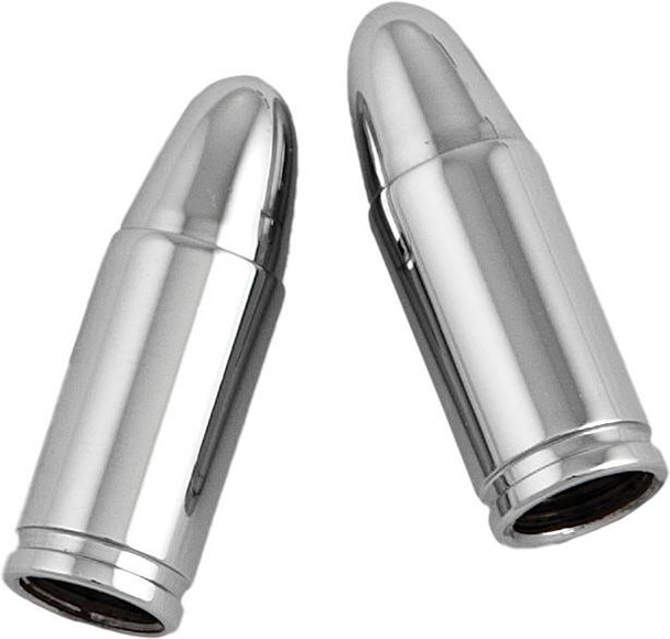Harddrive - W99-6210 - Valve Stem Caps Chrome Bullet Pr
