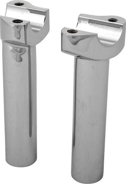 Harddrive - 241003 - H-Bar Risers 5.5" Straight Chrome