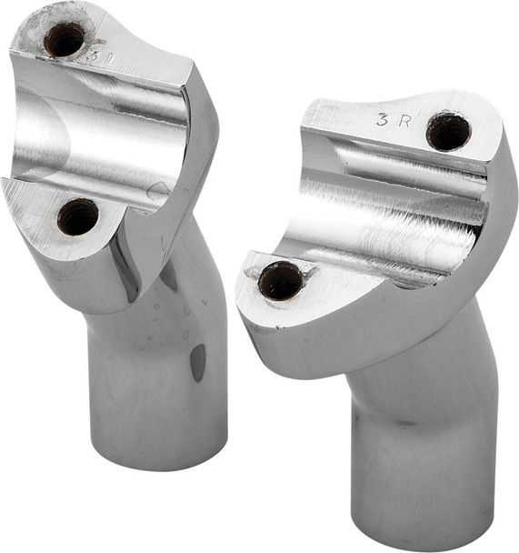 Harddrive - H57-6075CF-3.5 - H-Bar Risers 3.5" Pullback Chrome