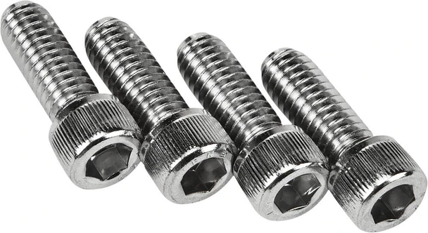 Harddrive - 57-0023-4 - Allen Bolts Chrome 4/Pk For Handlebar Clamp