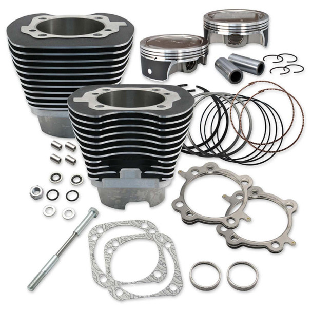 S&S Cycle - 124" Cylinder and Piston Kit fits '07-'17 Twin Cam Engines