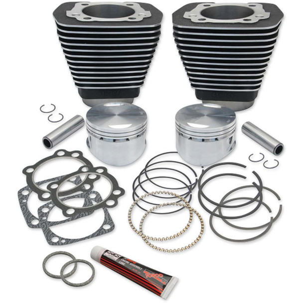  S&S Cycle - 96" Big Bore Kit fits '84-'00 Evolution Big Twin Engines (3⅝" Bore, 4⅝" Stroke, 9.75:1 Compression Ratio W/ Stock Heads) 