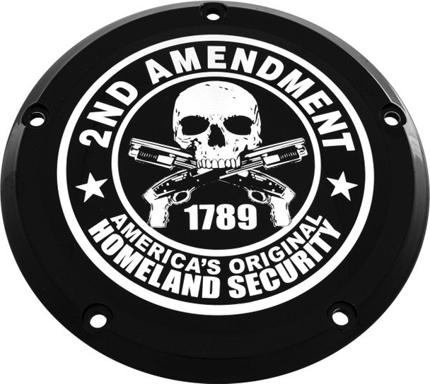Custom Engraving - PATR19-12BG - 7 Tc Derby Cover 2A Black