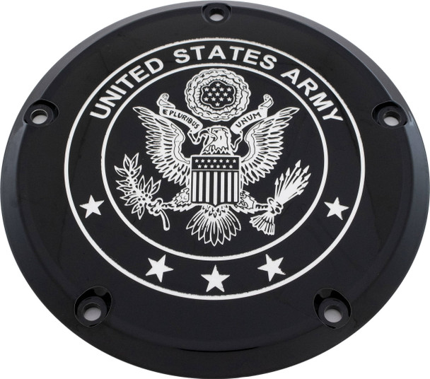 Custom Engraving - ARM02-12BG - 7 Tc Derby Cover Army Black