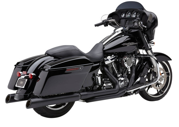 Cobra - 6257RB - True Dual Headpipes Black Flh/Flt 17-22