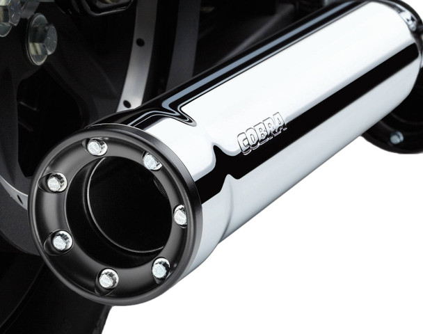 Cobra - 6070 - 3" Rpt Slip-Ons Chrome Flh/Flt 95-16