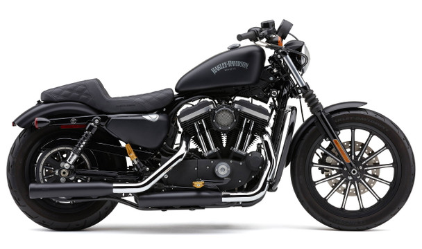 Cobra - 6085RB - 3" Nh Series Slip-Ons Black Sportster 04-13