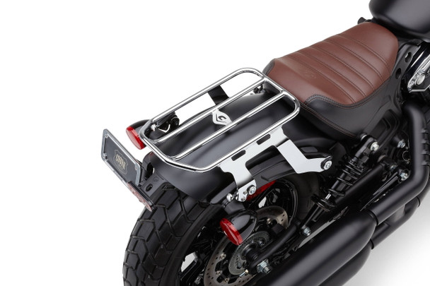 Cobra - 502-2515 - Detach Solo Luggage Rack Chrome Scout Bobber 18-22