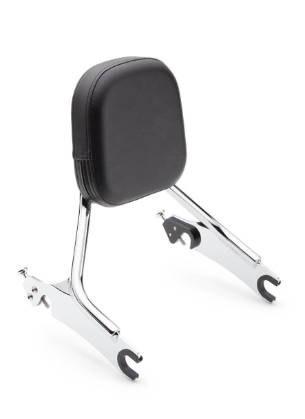 Cobra - 502-2205 - Detach Backrest-Short-Med Pad Chrome Chieftain 14