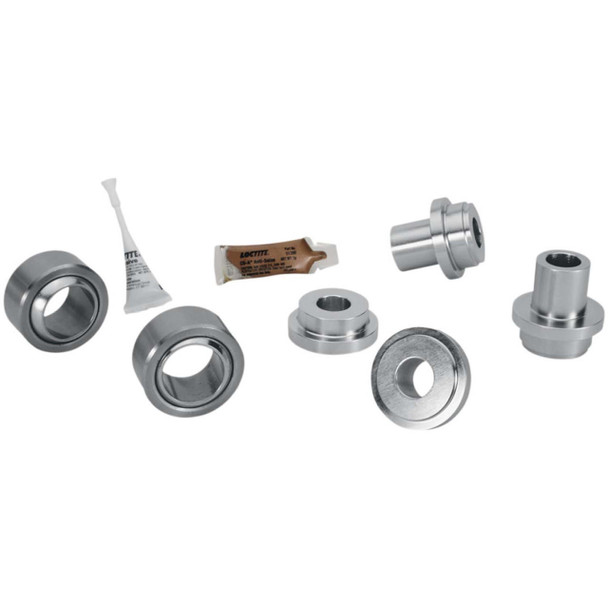Custom Cycle Engineering - Swingarm Conversion Bearing Retrofit Kit W/ Pivot Shaft fits '80-'01 Touring & '82-'94, '99-'00 FXR Models