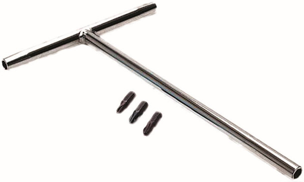 Motion Pro - 08-0557 - T-Handle Bit Driver W/No. 1 2 3 Jis Cross-Head Bits