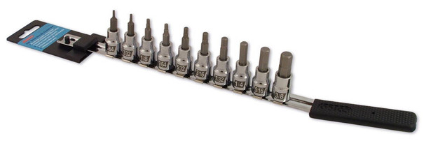 Cruz Tools - IN38HBS - Socket Bit Set 10Pc Hex Standard