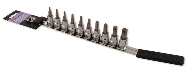 Cruz Tools - TX38TBS - Socket Bit Set 10Pc Torx