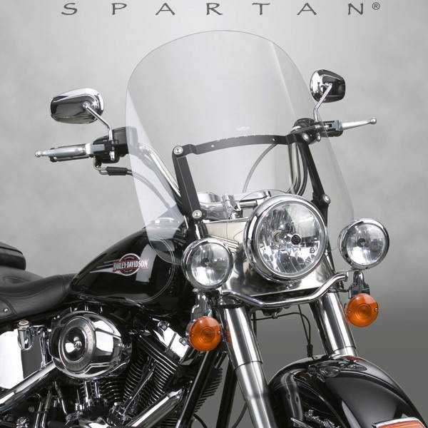 National Cycle - N21200 - Spartan Windshield 18.5" Clear Quick Release