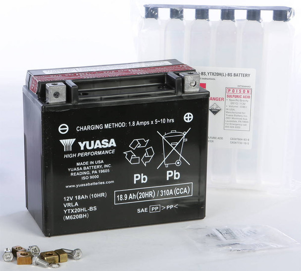 Yuasa - YUAM620BH - Battery Ytx20Hl-Bs Maintenance Free