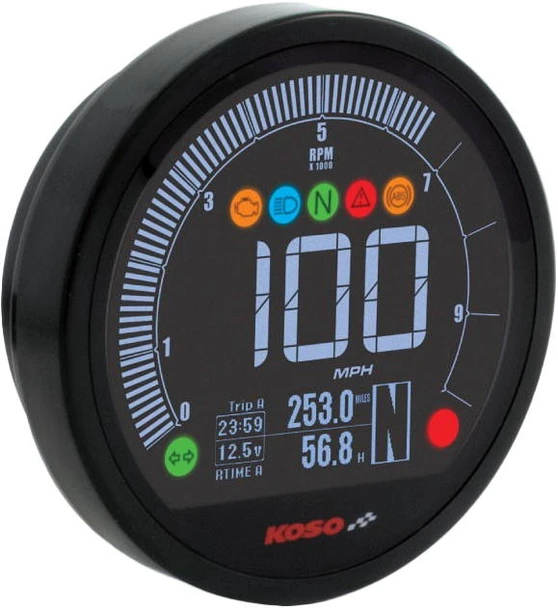 Koso - BA077400 - Dl-04Hd Multifunction Meter `04-13 Xl 04-11 Fxd
