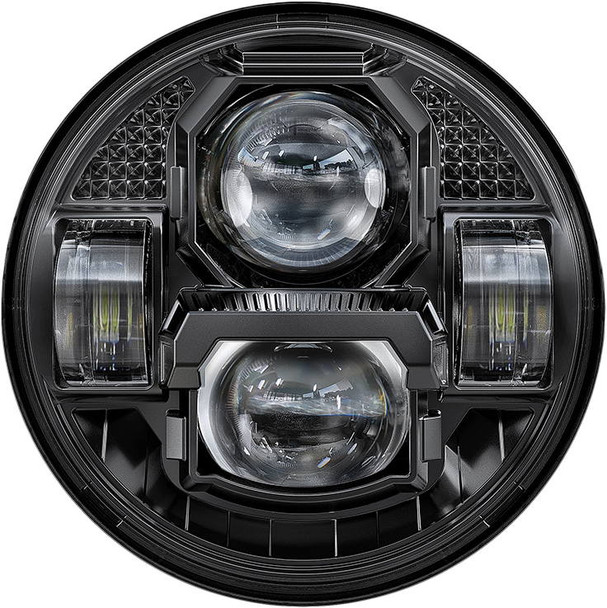 Pathfinder - UV5B - 5 3/4" Led Headlight Rugged Ultra View Black