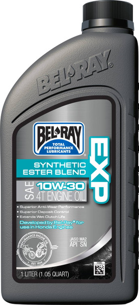 Bel-Ray - 300894150160 - Exp Syn Ester Blend Engine Oil 4T 10W30 1L