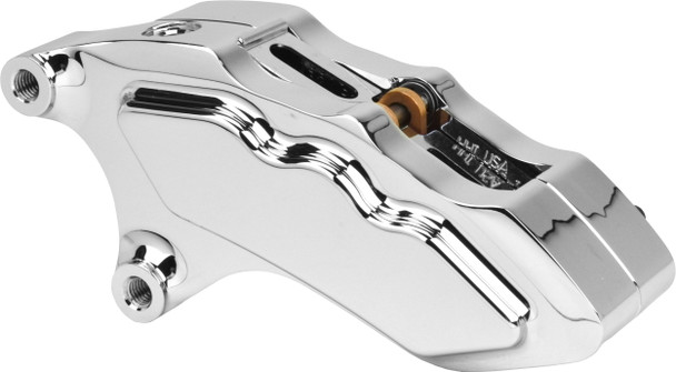 Hawg Halters Inc - LHSCC6018 - 6 Pist Diff Front Caliper L/H Chrome W/ 11.8" Rotor