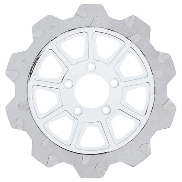 Lyndall Brakes - 9-Spoke 11.5" Crown Cut Front Brake Rotor fits '00-'07 Touring, '00-'14 Softail, '00-'05 Dyna and '00-'13 Sportster Models