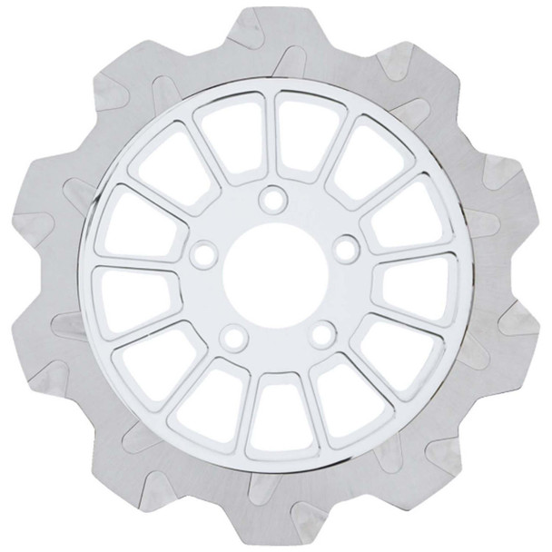Lyndall Brakes - 13-Spoke 11.5" Crown Cut Rear Brake Rotor fits '00-'07 Touring, '18-'22 M8 Softail, '00-'17 Softail, '00-'05 Dyna and '00-'10 Sportster Models