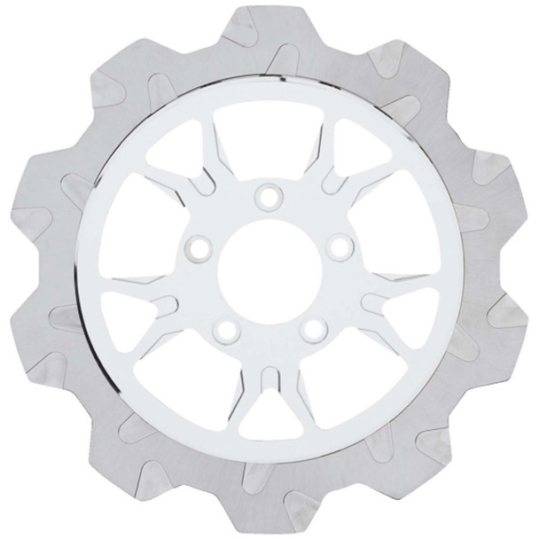 Lyndall Brakes - 10-Spoke 11.5" Crown Cut Rear Brake Rotor fits '00-'07 Touring, '18-'22 M8 Softail, '00-'17 Softail, '00-'05 Dyna and '00-'10 Sportster Models