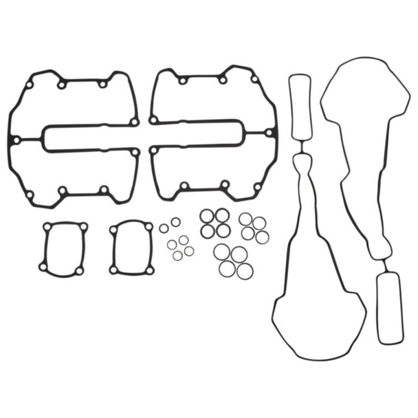 James Gaskets - James Rocker Box Cover Gasket and Seal Kit fits '17-'21 M8 Softail Models