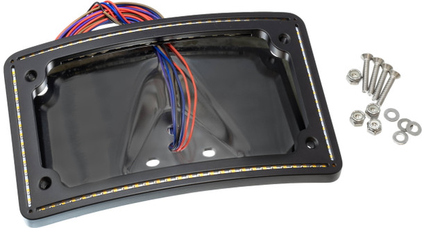 Letric Lighting Co - LLC-CPPL-B1 - Perfect Plate Light Curve Blk Bt `97-17 Xl `99-03