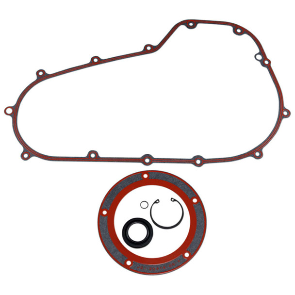 James Gaskets - Primary Gasket, Seal & O-Ring Kit W/ Silicone Bead fits '07-'16 Touring Models